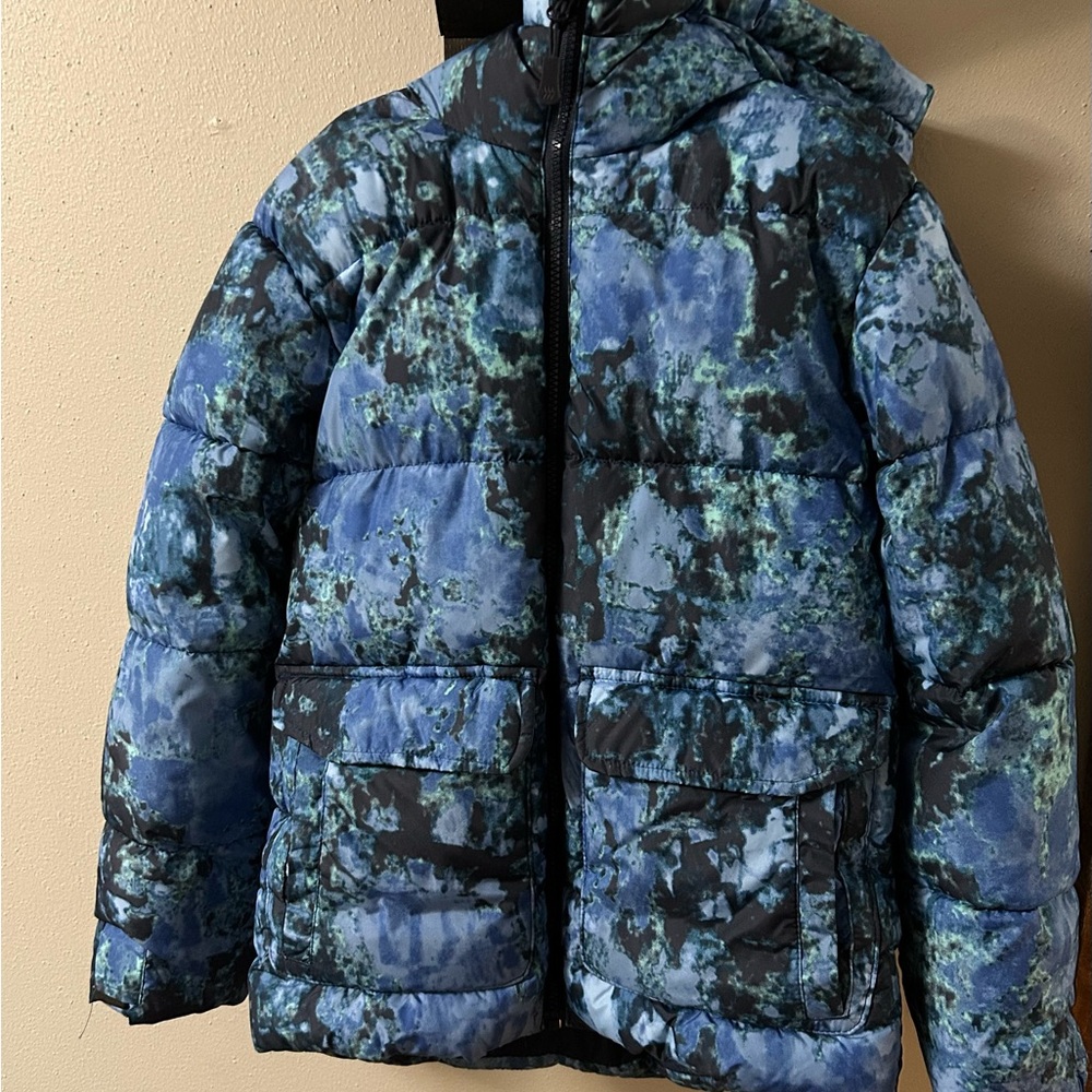 Kids Blue Camouflage Jacket